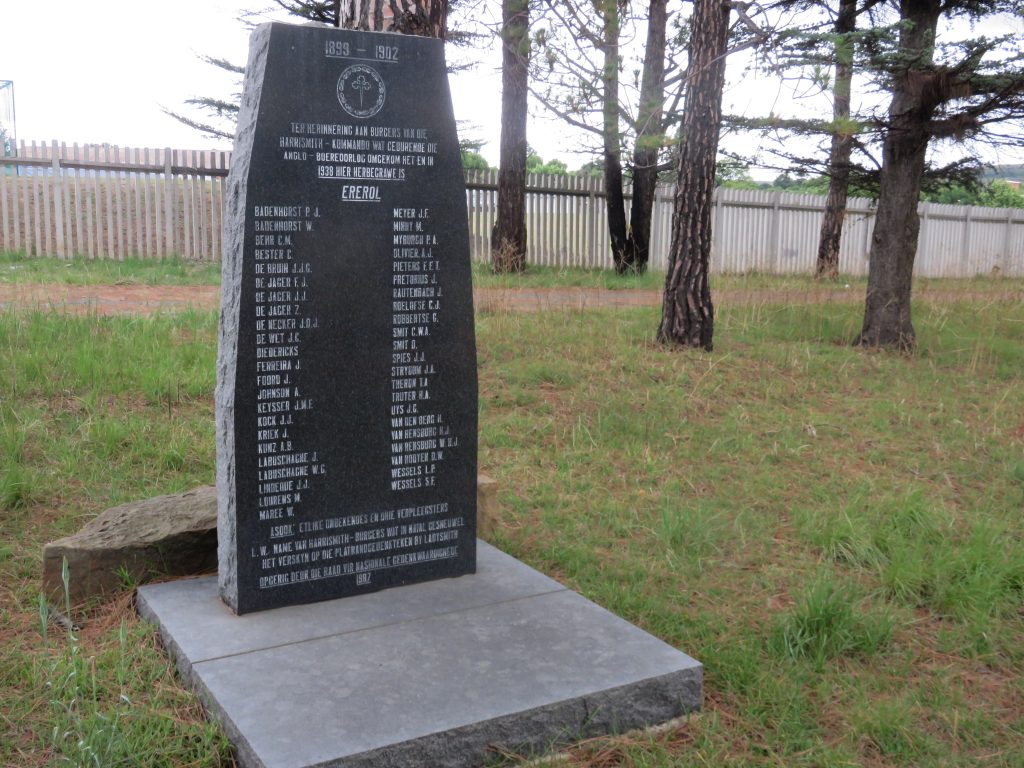 Harrismith commando graves